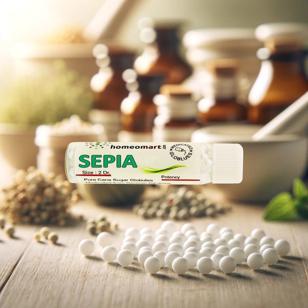 Homeopathic Sepia medicated Pills
