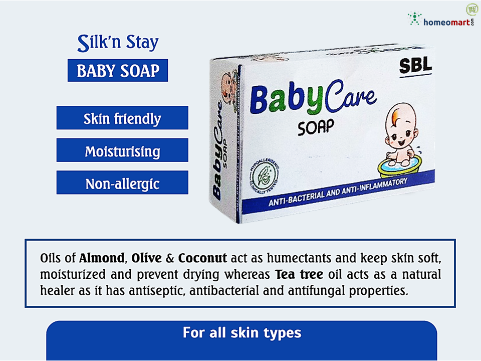 Benefits Of the mositurizing & non-allergic baby care soap