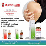 blood purifier for skin problems, acne treatment homeopathy, natural detox syrup, herbal blood purifier for pimples, skin detox homeopathy, neem blood purifier, berberis aquifolium for skin, kalmegh liver support homeopathy, best blood purifier for glowing skin, homeopathic detox medicine
