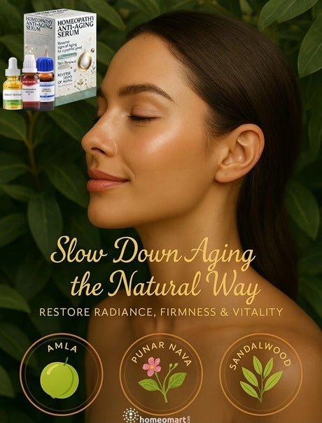 Reverse Aging Naturally with our Homeopathic Anti-Aging Serum – Powered by Amla, Punar Nava & Sandalwood Oil