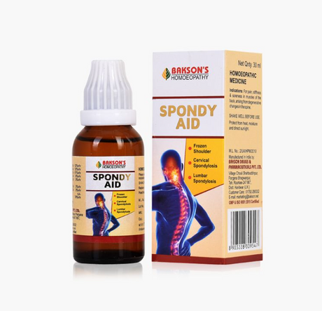 Bakson Spondy Aid Drops for cervical, lumbar spondylosis, frozen shoulder