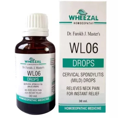 Wheezal WL6 Cervical Spondylitis Drops - Instant relief from neck pain