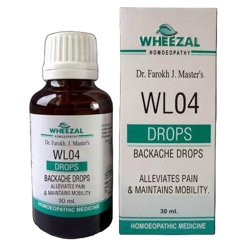 wheezal wl 04 backache drops, wheezal wl04, backache drops homeopathy, homeopathic medicine for back pain, lumbago treatment homeopathy, sciatica homeopathic medicine, lower back pain remedy, homeopathic drops for backache, rheumatic pain homeopathy, joint stiffness remedy, back pain relief drops,