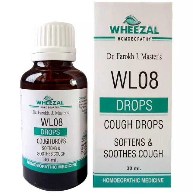 natural cough relief with Wheezal WL 8 Cough Drops. Soothes dry, spasmodic, and mucus-producing coughs