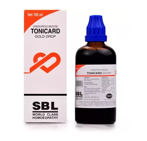 SBL Tonicard Gold Drops 100ml homeopathy medicine , Angina, Irregular Heart Beats
