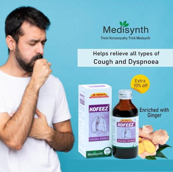 Homeopathy kofeez for all types of cough, difficulty in breathing bronchial ailments 