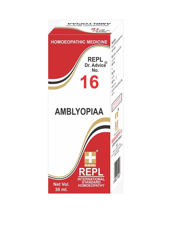 homeopathy REPL Dr Adv No 16 amblyopiaa drops