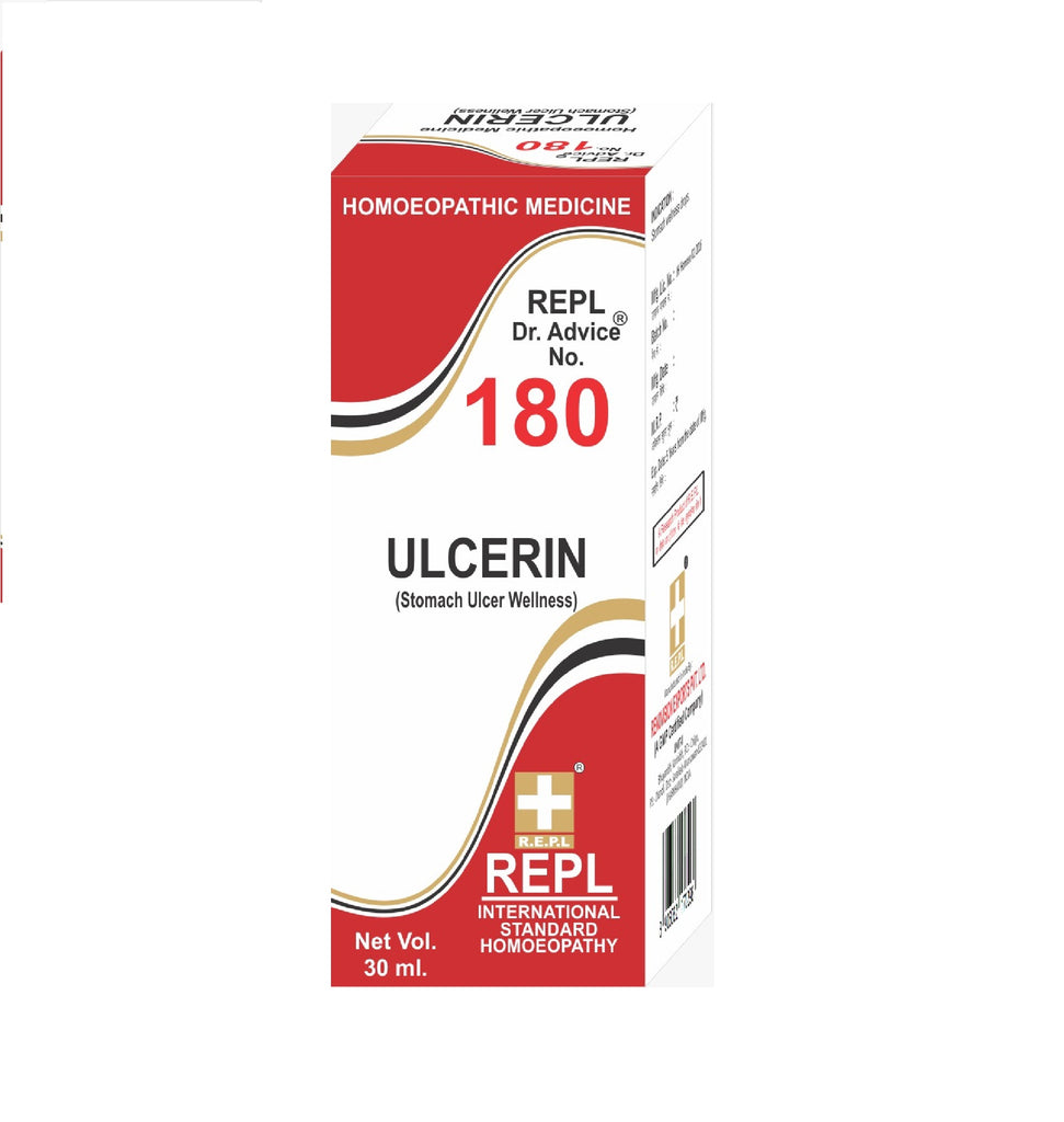 homeopathy REPL Dr Adv No 180 ulcerin drops 