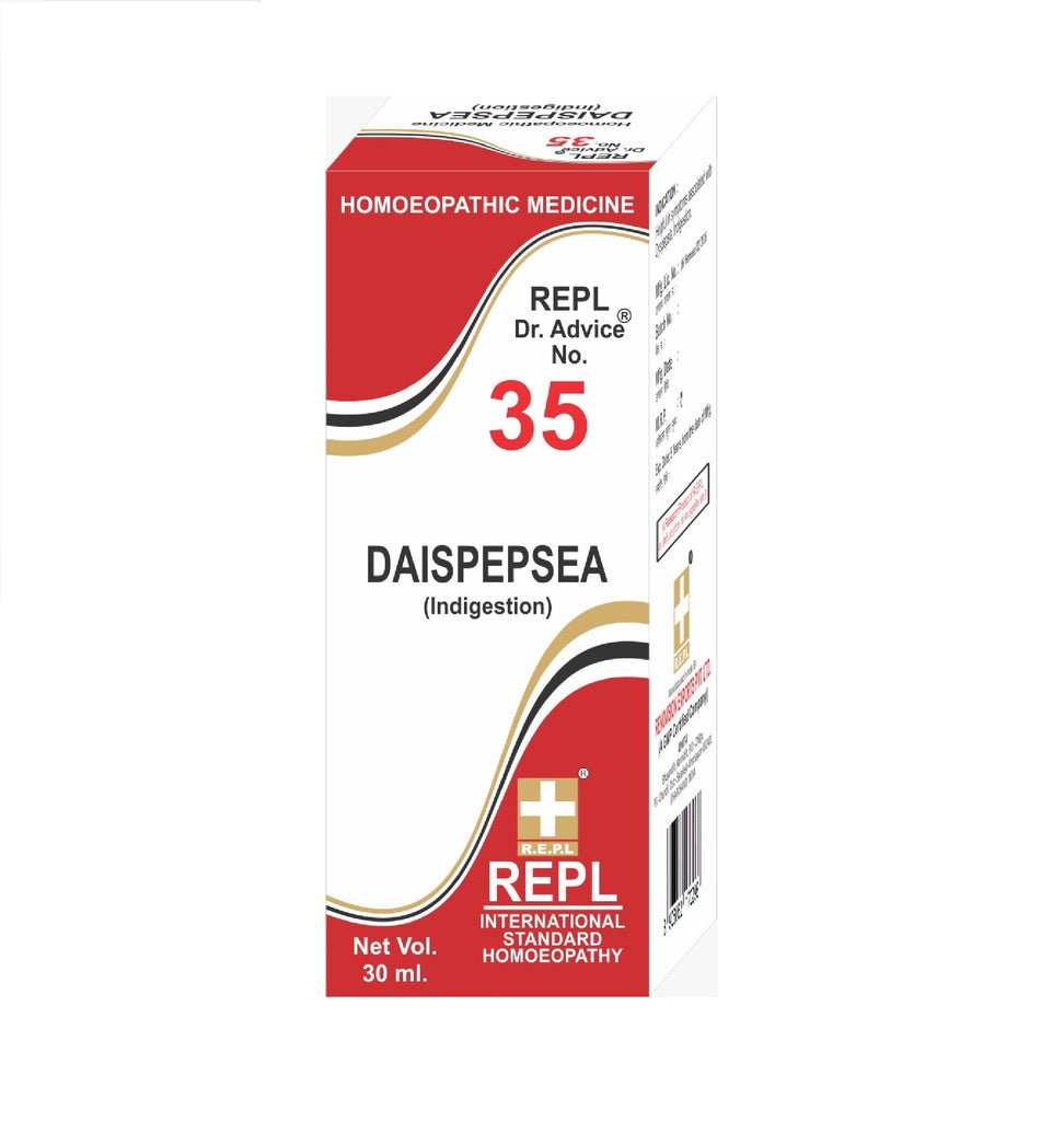 homeopathy REPL Dr Adv No 35 daispepsea drops