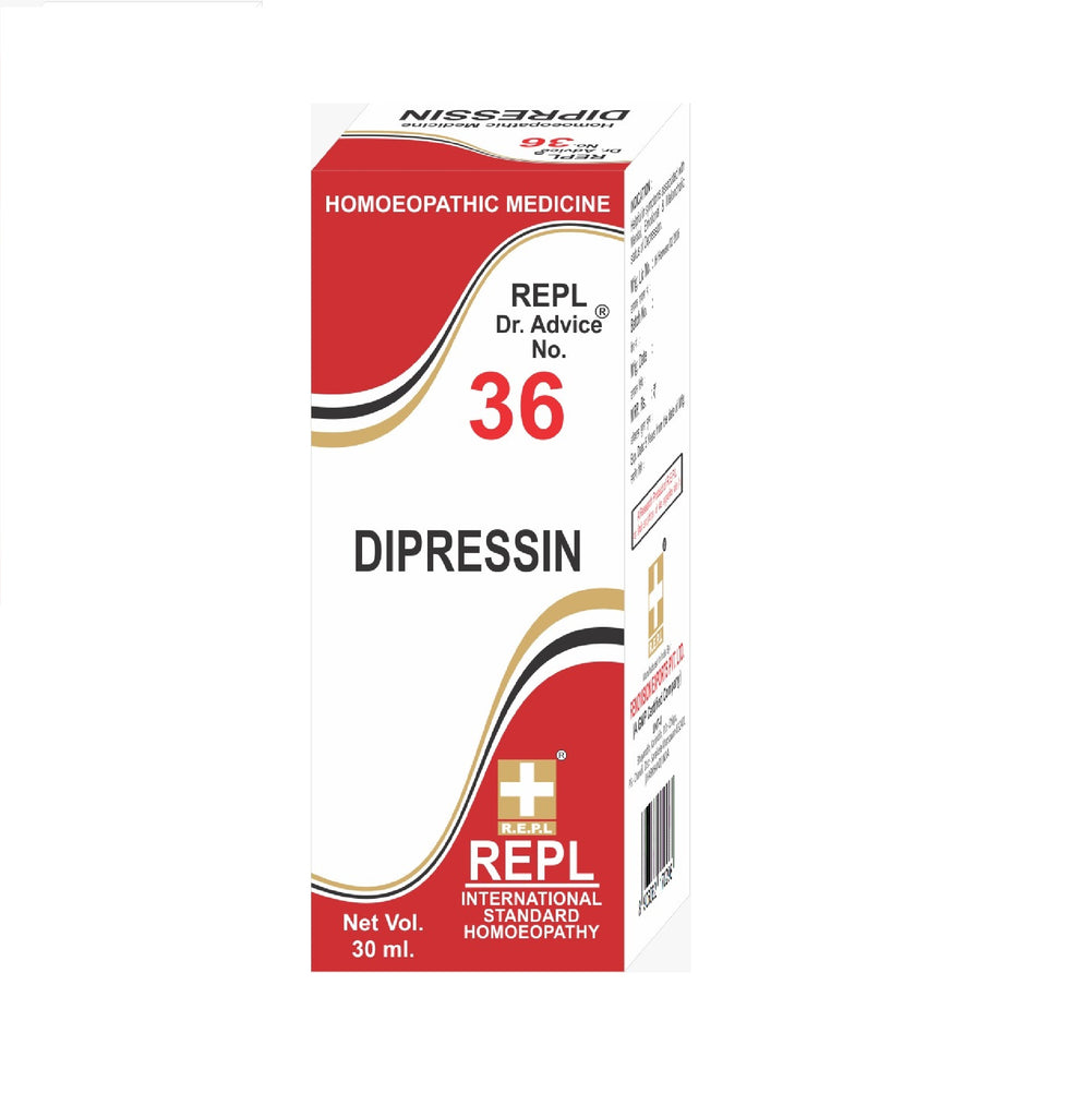 homeopathy REPL Dr Adv No 36 dipressin drops for anxiety and depression
