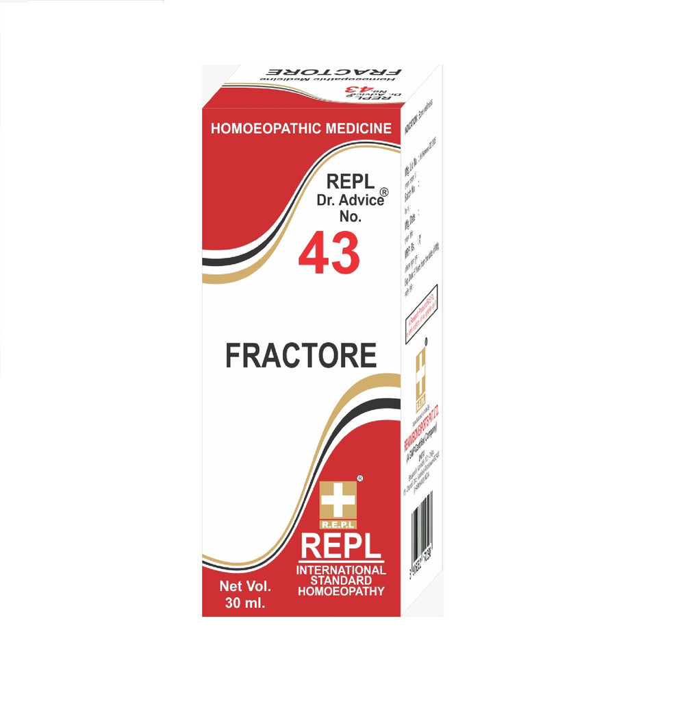 homeopathy REPL Dr Adv No 43 fractore drops