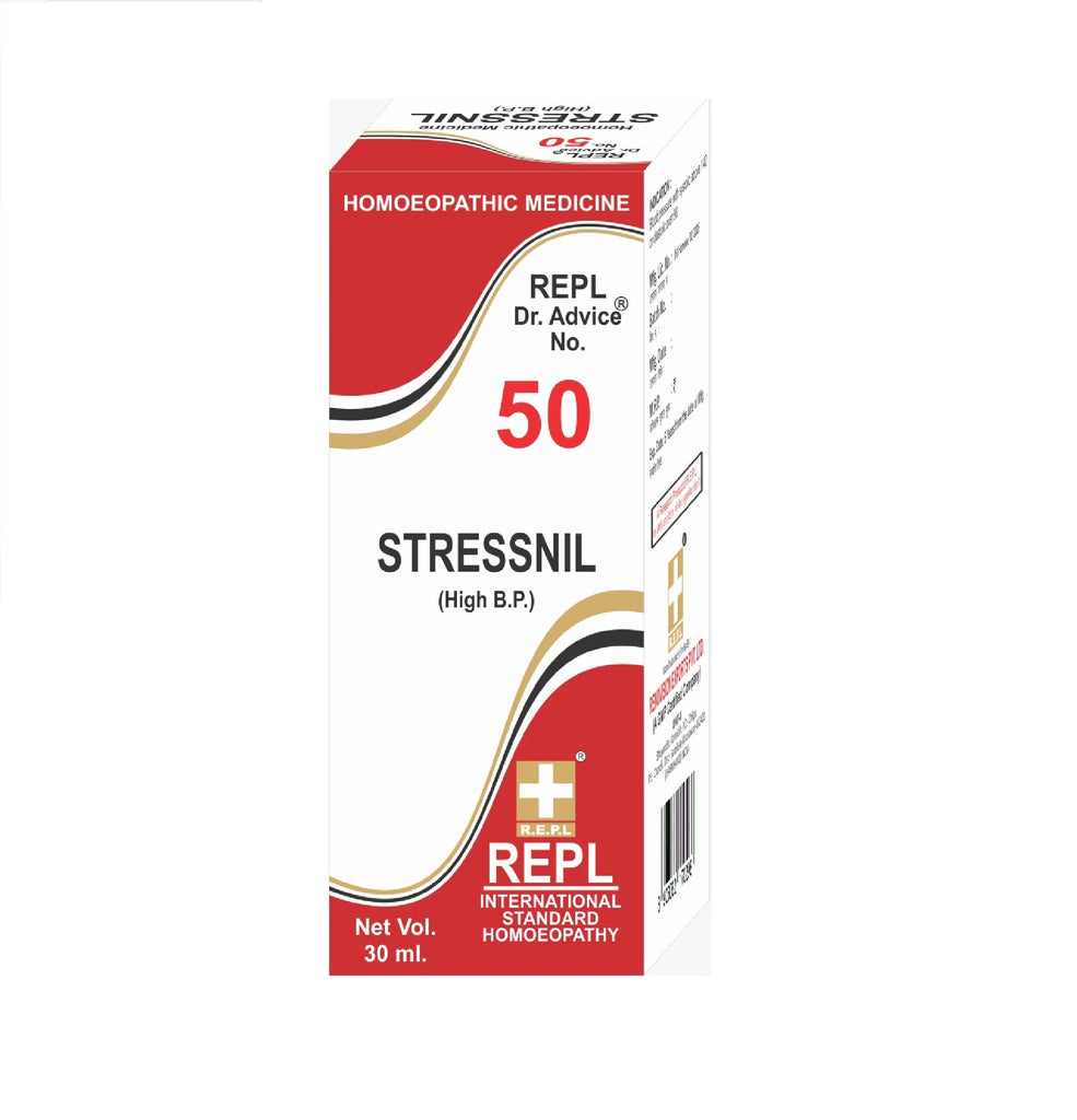 homeopathy REPL Dr Adv No 50 stressnil drops hypertension