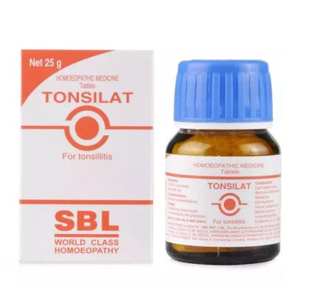 SBL Tonsilat Homeopathy Tablets for tonsillitis, sore throat, pharyngiti