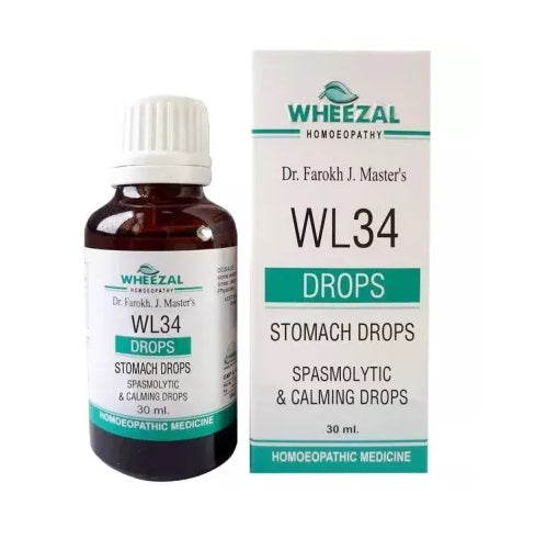 Wheezal WL 34 Homeopathic Stomach drops