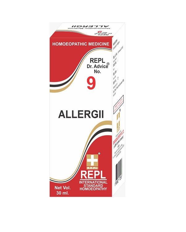 homeopathy REPL Dr Adv No 9 ALLERGII drops