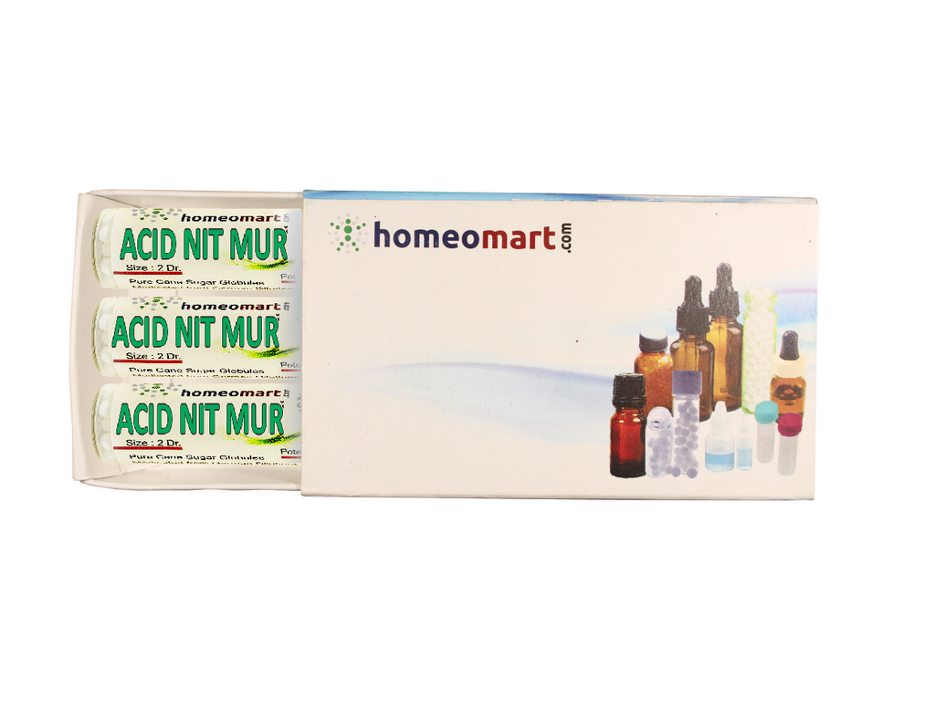 Acidum Nitro Muriaticum Homeopathy 2 Dram Pills Box