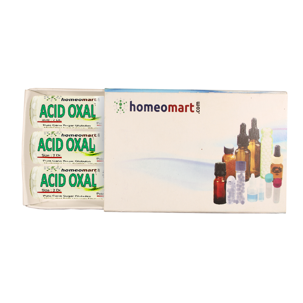 Acidum Oxalicum Homeopathy 2 Dram Pills Box