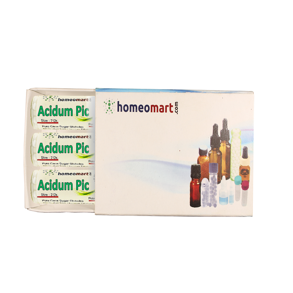 Acidum Picricum Homeopathy 2 Dram Pills Box