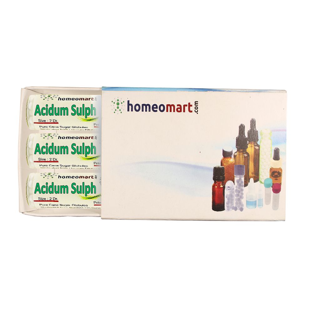 Acidum Sulphuricum Homeopathy Pills  Box