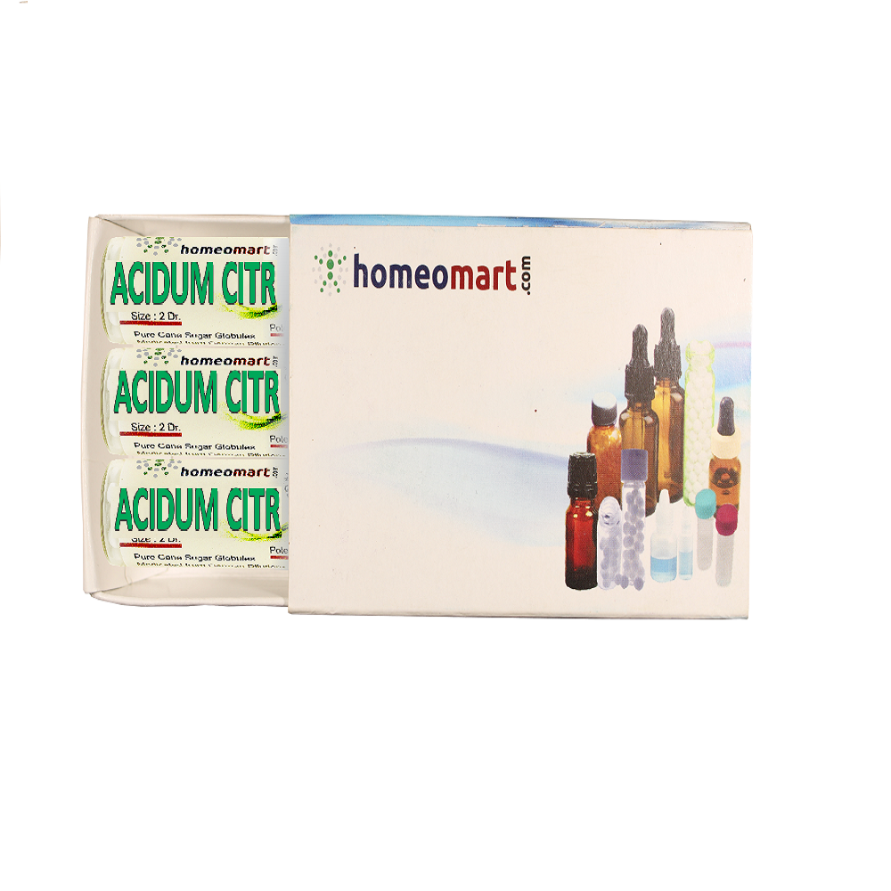 Acidum Citricum Homeopathy Pills Box