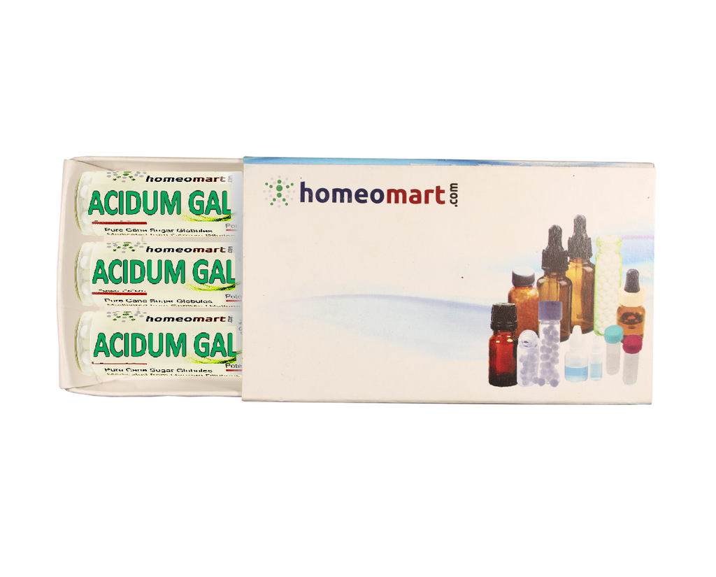 Acidum Gallicum Homeopathy Pills Box