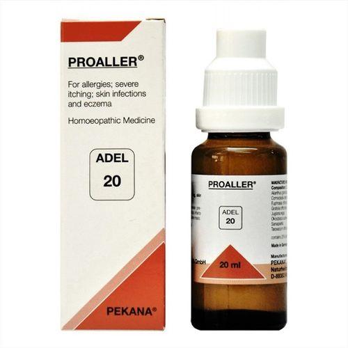 Adel 20 Proaller homeopathy drops for for Allergies, Itching, Skin Infections & Eczema