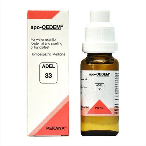 Adel 33 apo OEDEM drops for Water Retention (Oedema) & Swelling of Hands/Feet
