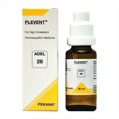 ADEL 28 PLEVENT Drops, German Adel 28 drops, ADEL Plevent homeopathy drops, ADEL 28 homeopathy, ADEL 28 cholesterol drops, homeopathic cholesterol drops, homeopathic medicine for cholesterol, homeopathy for high cholesterol, homeopathic lipid metabolism support, homeopathic fat metabolism drops, ADEL cholesterol medicine, ADEL 28 India, Plevent homeopathic drops