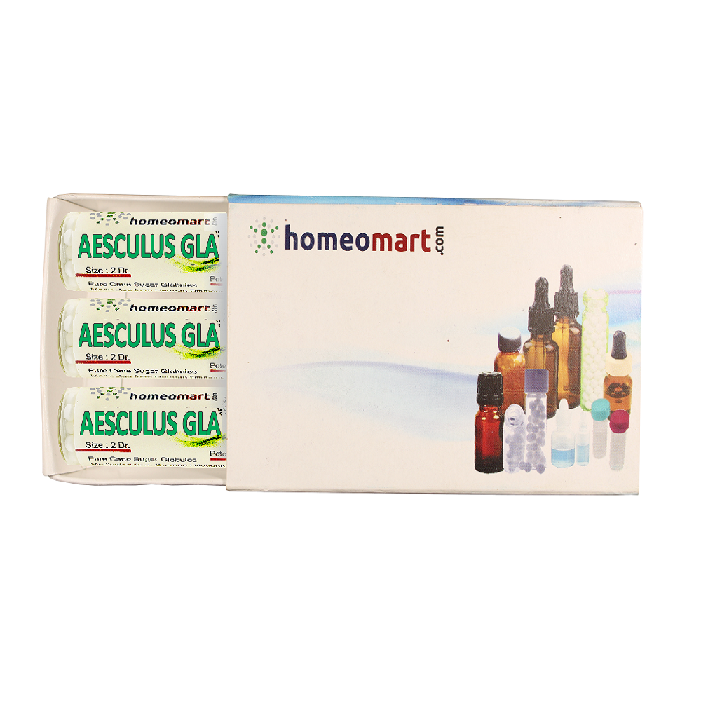 Aesculus Glabra Homeopathy 2 pills Box