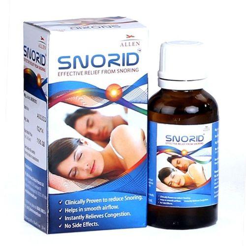 Allen Snorid homeopathy drops for Snore Relief, Nasal Congestion, Snoring 