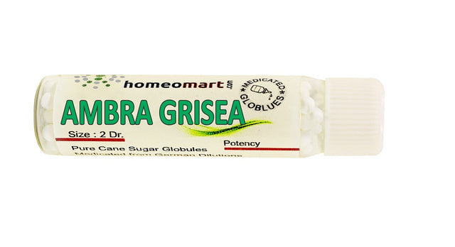 Ambra Grisea Homeopathy 2 Dram Pills