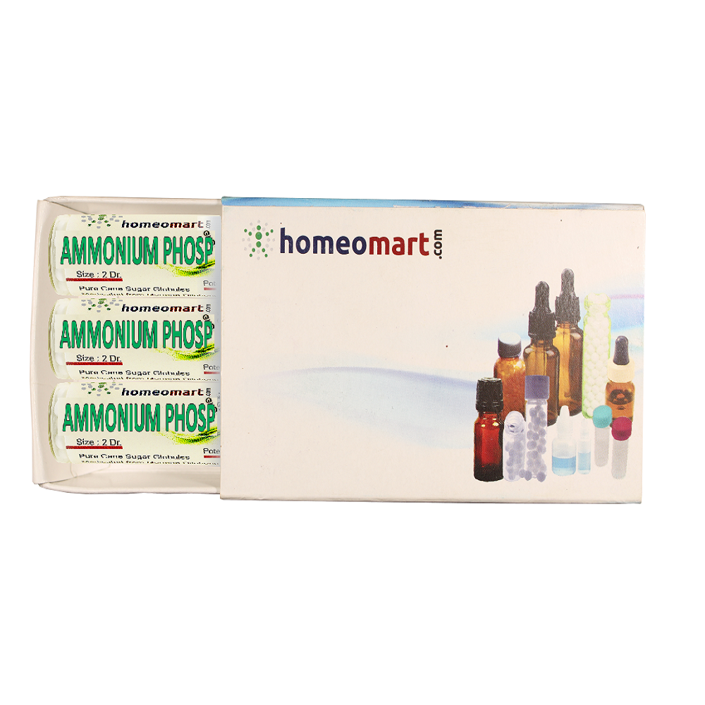 Ammonium Phosphoricum Homeopathy 2 Dram Pills Box