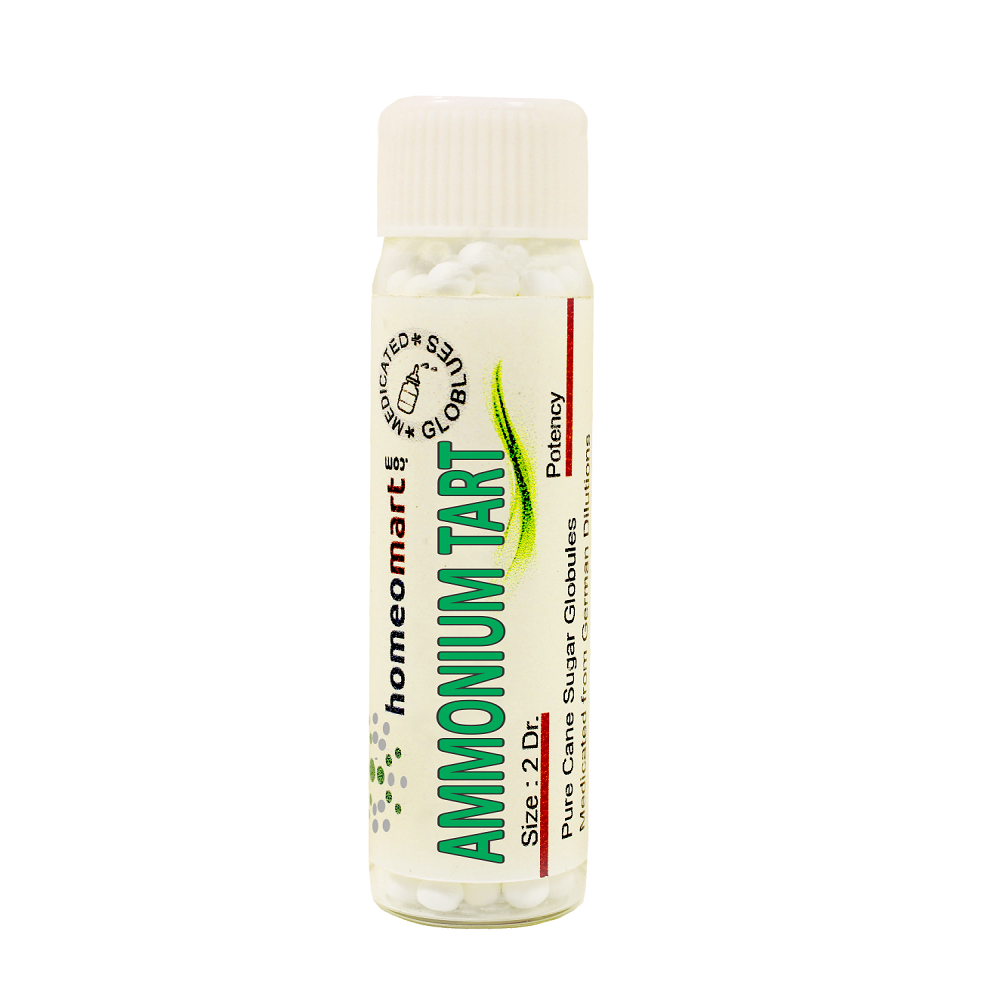 Ammonium Tartaricum Homeopathy 2 Dram Pills