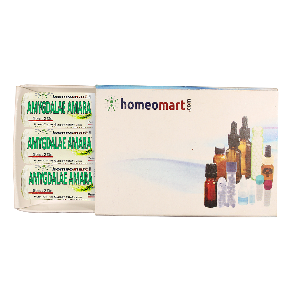 Amygdalus Amara Homeopathy 2 Dram Pills Box