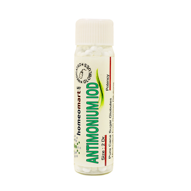 Antimonium Iodatum Homeopathy 2 Dram Pills