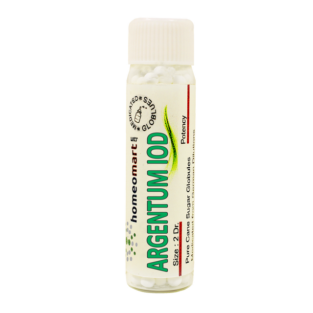 Argentum Iodatum Homeopathy 2 Dram Pills  