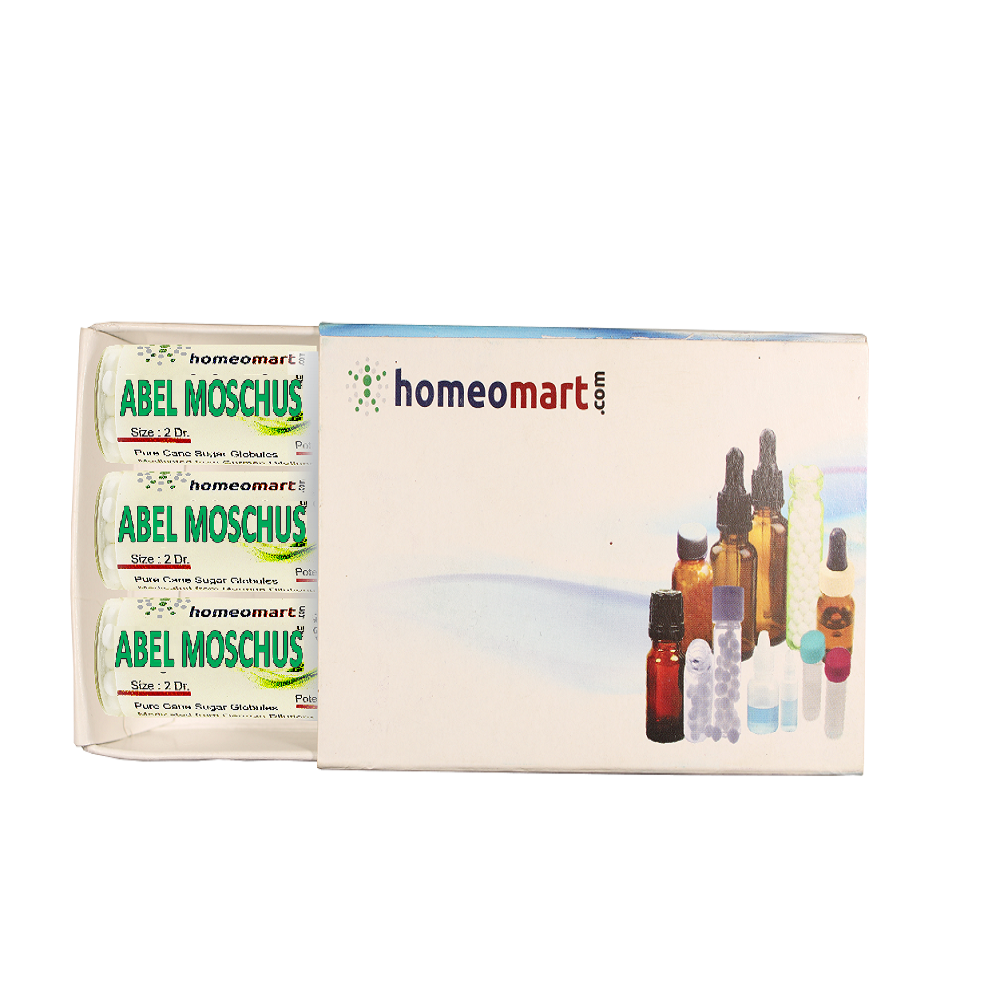 Abel Moschus Homeopathy Pills 2 Dram Pills Box