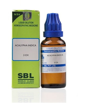 SBL Acalypha Indica Homeopathy Dilution 6C, 30C, 200C, 1M, 10M