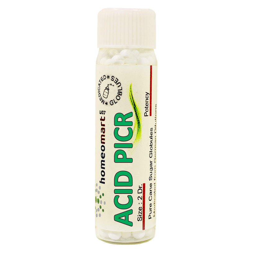 Acidium Buy Acidum Picricum Homeopathy 2 Dram Pills 6C, 30C, 200C, 1M – Homeomart
