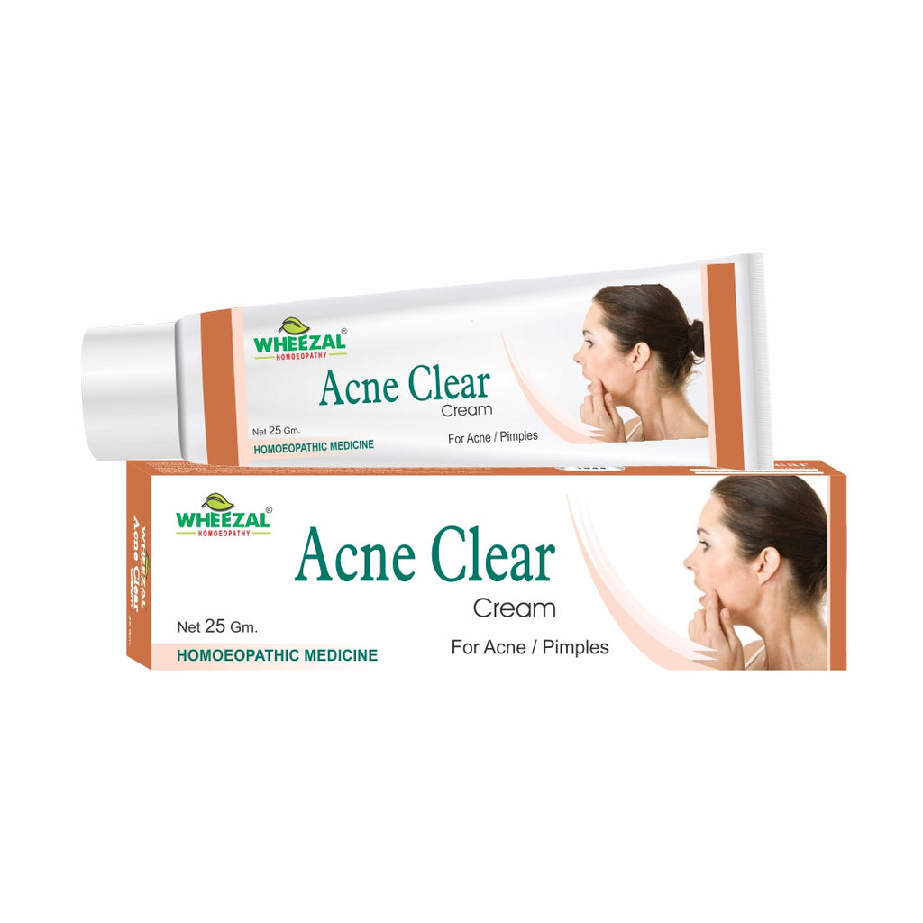 Wheezal Homeopathy Acne Clear Cream for Acne (Pimples)