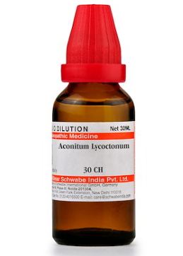 Schwabe Aconitum Lycoctonum Homeopathy Dilution 6C, 30C, 200C, 1M