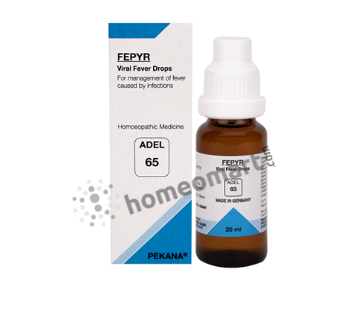 Adel 65 (FEPYR) to  manage fever caused by infections like influenza, dengue, and malaria
