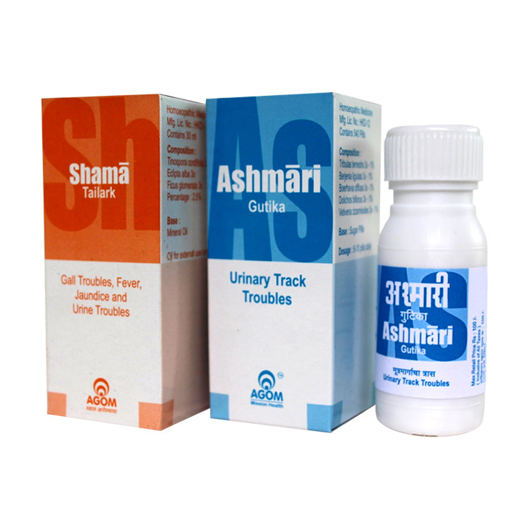 Agom Ashmari Gutika & Shama Tailark – Ayurvedic Solution for Urinary Health