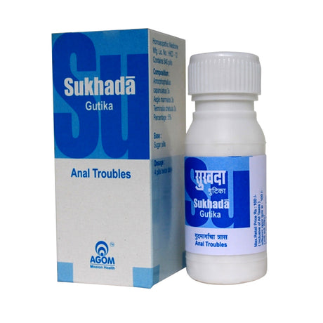 Agom Sukhada Gutika for anal pain, itching