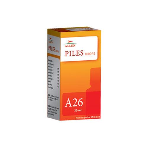 Allen A26 Homeopathy Drops for Piles 
