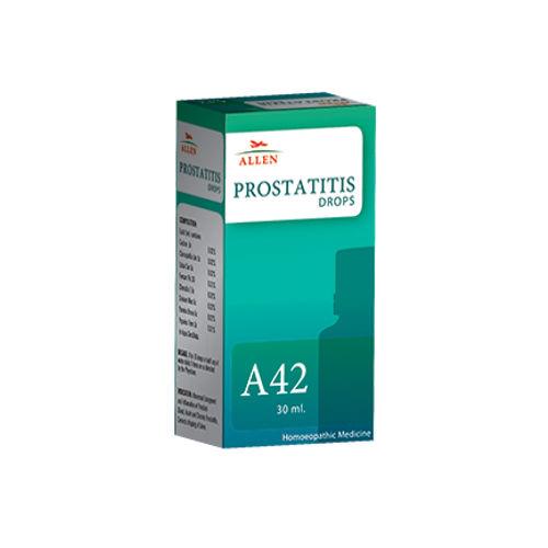 Allen A42 Homeopathy Prostatitis Drops for Acute and Chronic Prostatitis
