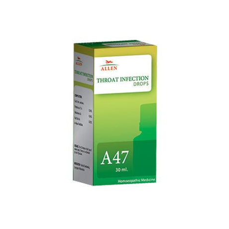 Allen A47 Homeopathy Drops for Throat Infection