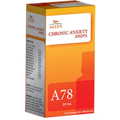Allen A78, Homeopathic Drops for Chronic Anxiety