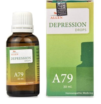Allen A79 Depression Drops for Hopelessness, Fears, Insomnia, Suicidal Thoughts