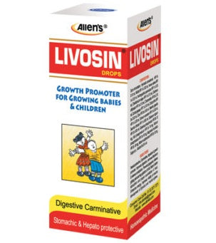 Allen Livosin Drops. Digestive enzyme, Appetizer, Carminative